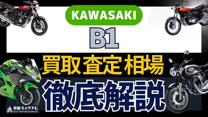 KAWASAKI B1 買取相場 年代まとめ バイク買取・査定業者の 重要な 選び方を解説