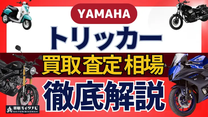 YAMAHA トリッカー 買取相場 年代まとめ バイク買取・査定業者の 重要な 選び方を解説